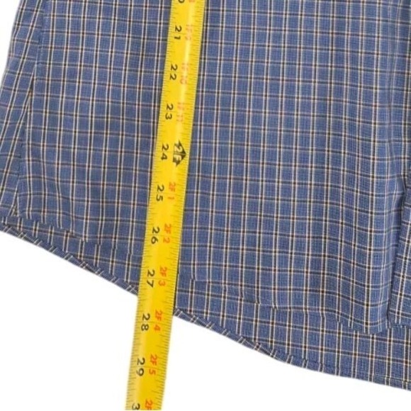 Buttoned Down Brand Mens Button Down Shirt Size 37 Slim Long Sleeve Plaid Cotton - Picture 10 of 10